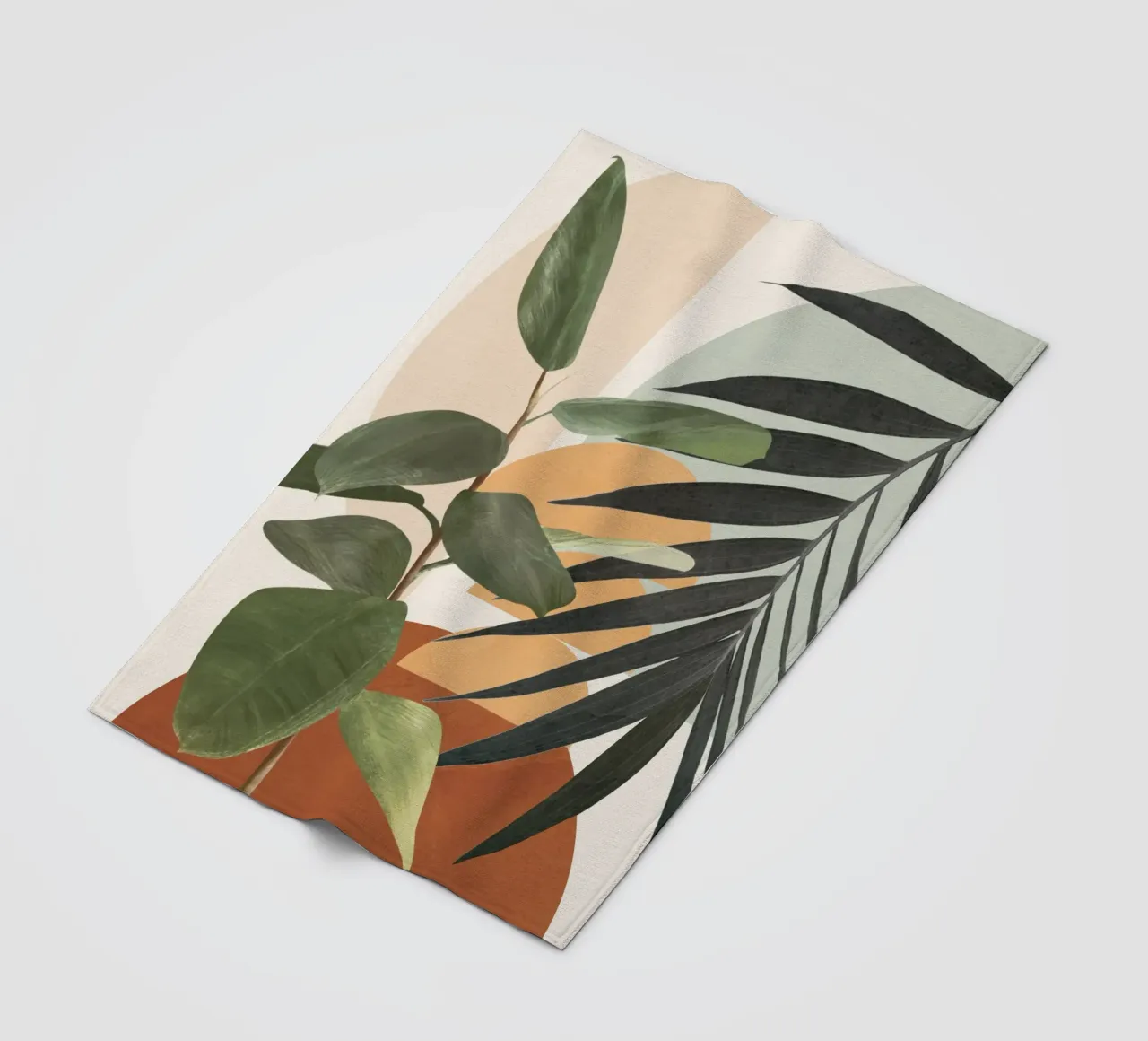 Sunset Flora 03 Fleecedecke von cityart