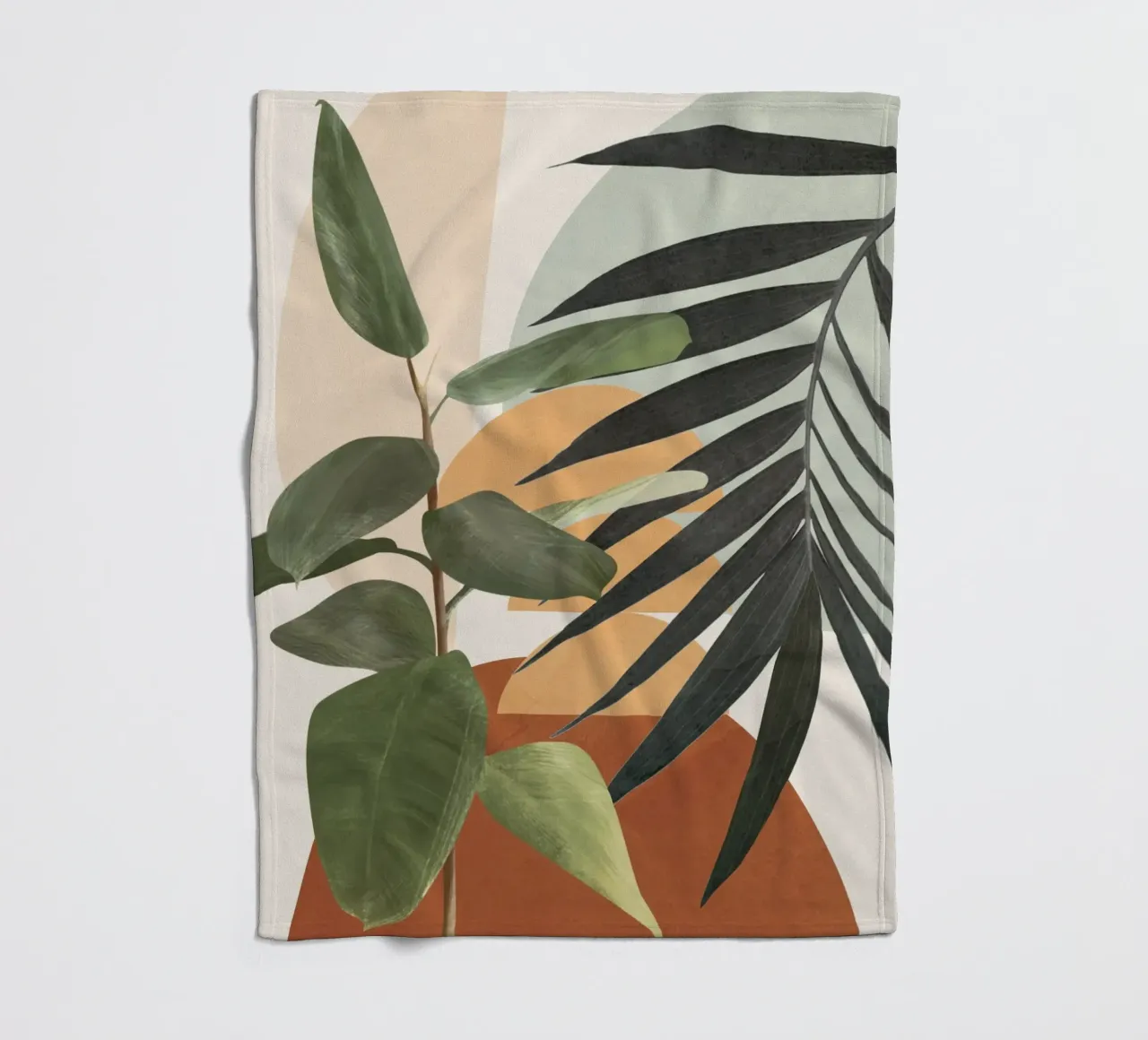 Sunset Flora 03 Fleecedecke von cityart