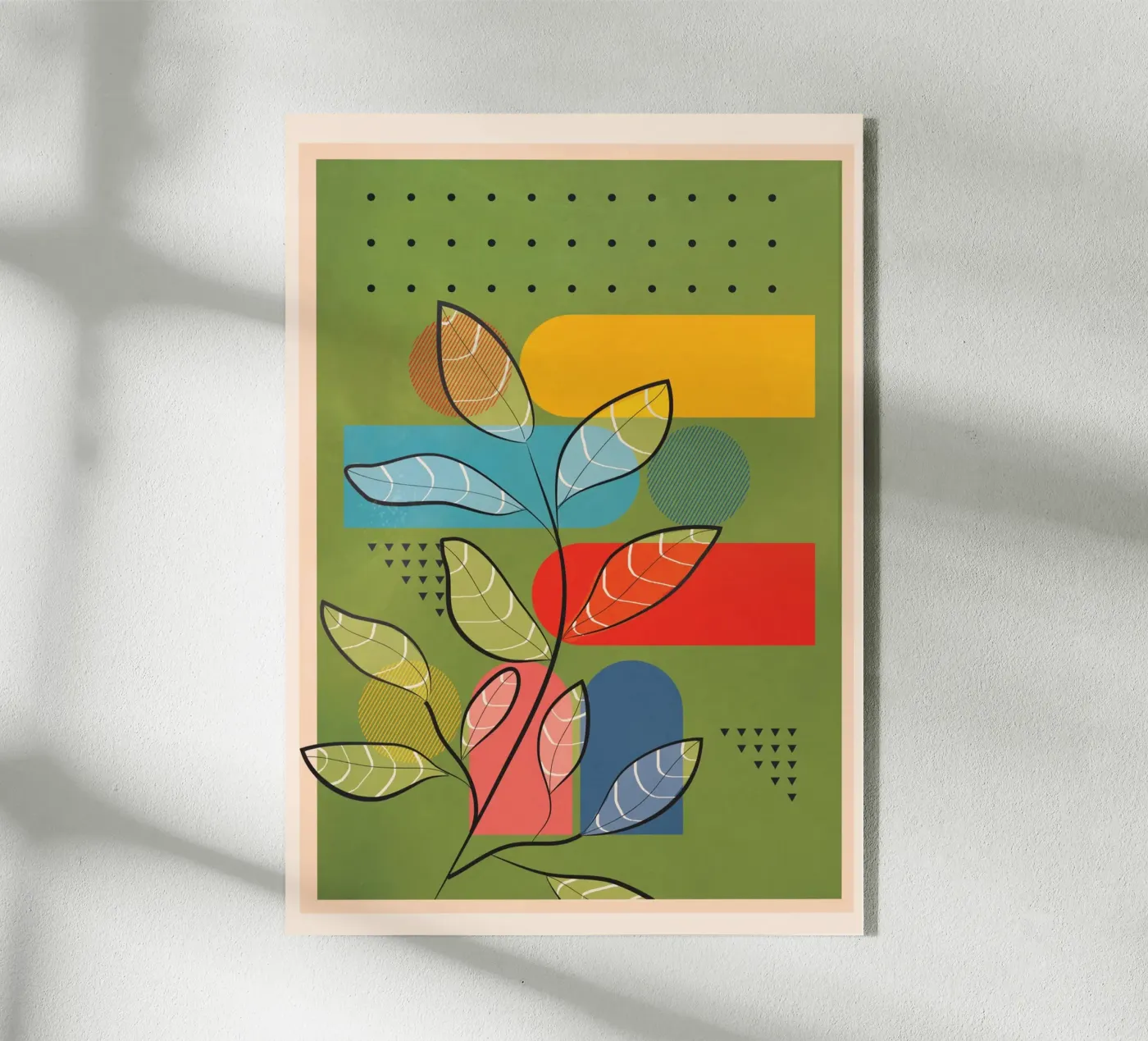 Tropical Geometry 4 acrylic glass by cityart