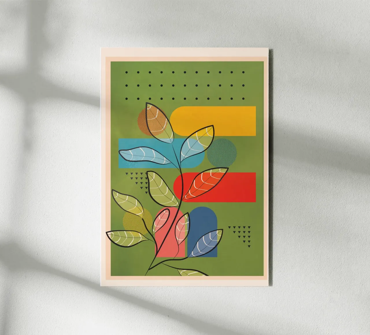 Tropical Geometry 4 alluminio dibond da cityart
