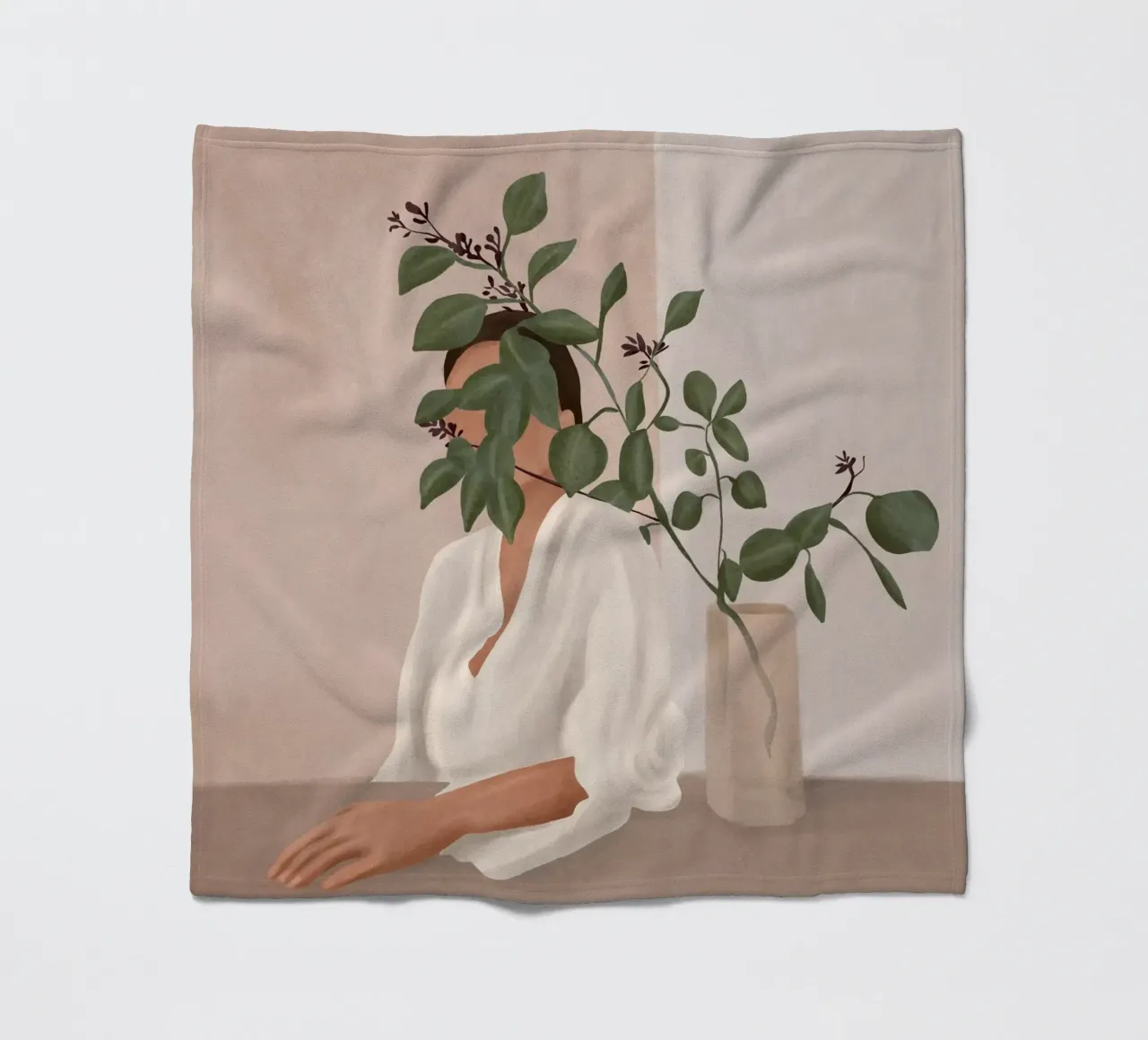 Behind the Leaves coperta in pile da cityart