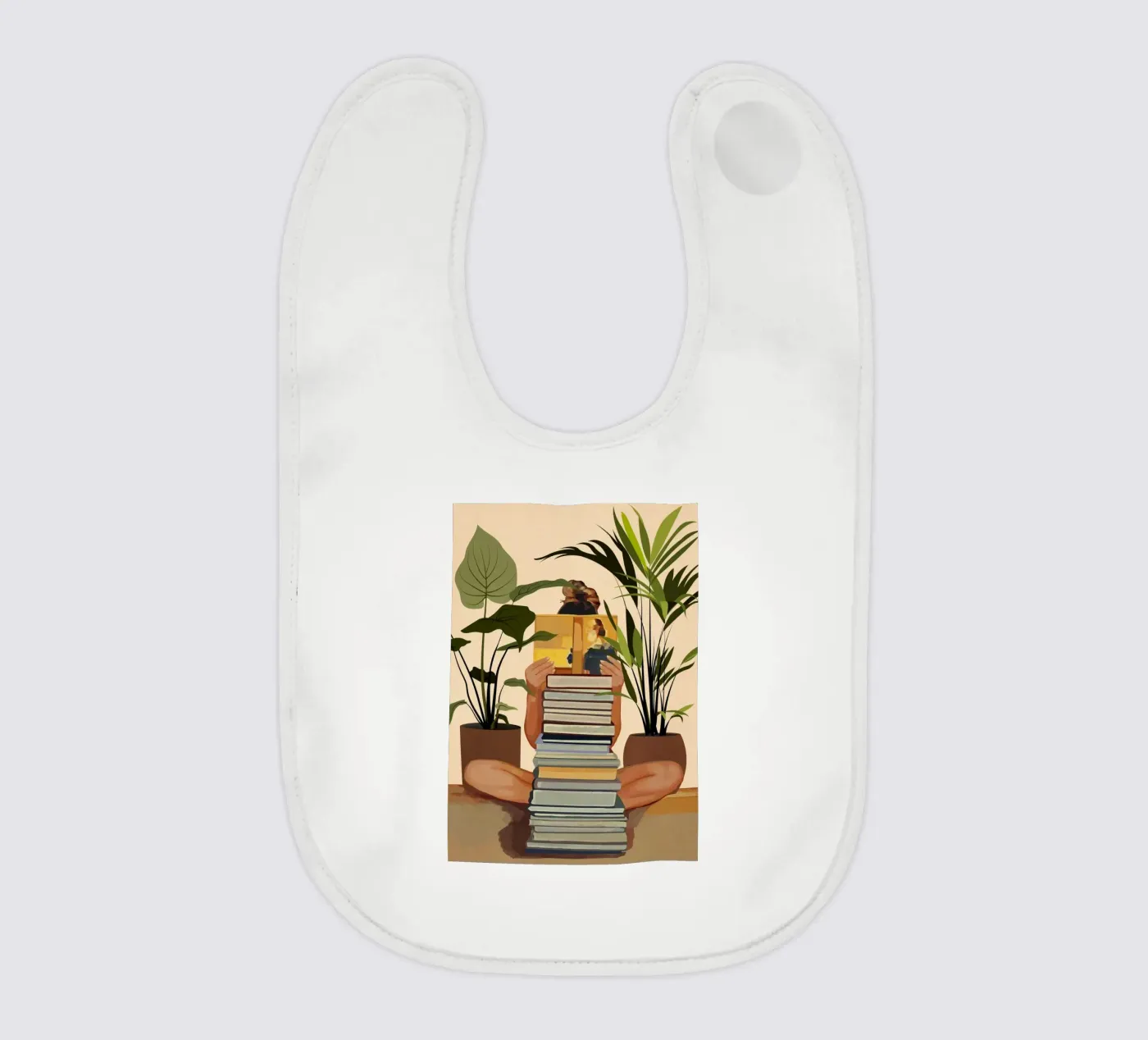 Book Lover bavaglino da cityart