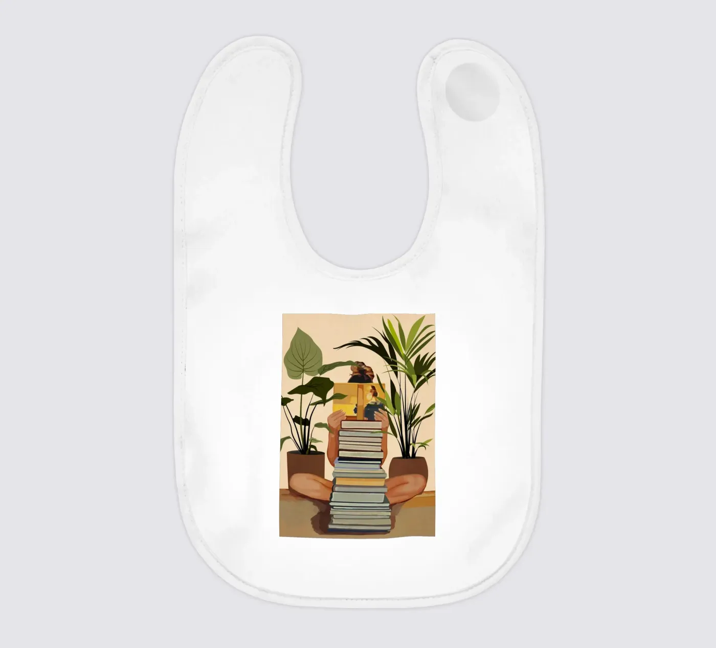 Book Lover bavaglino da cityart