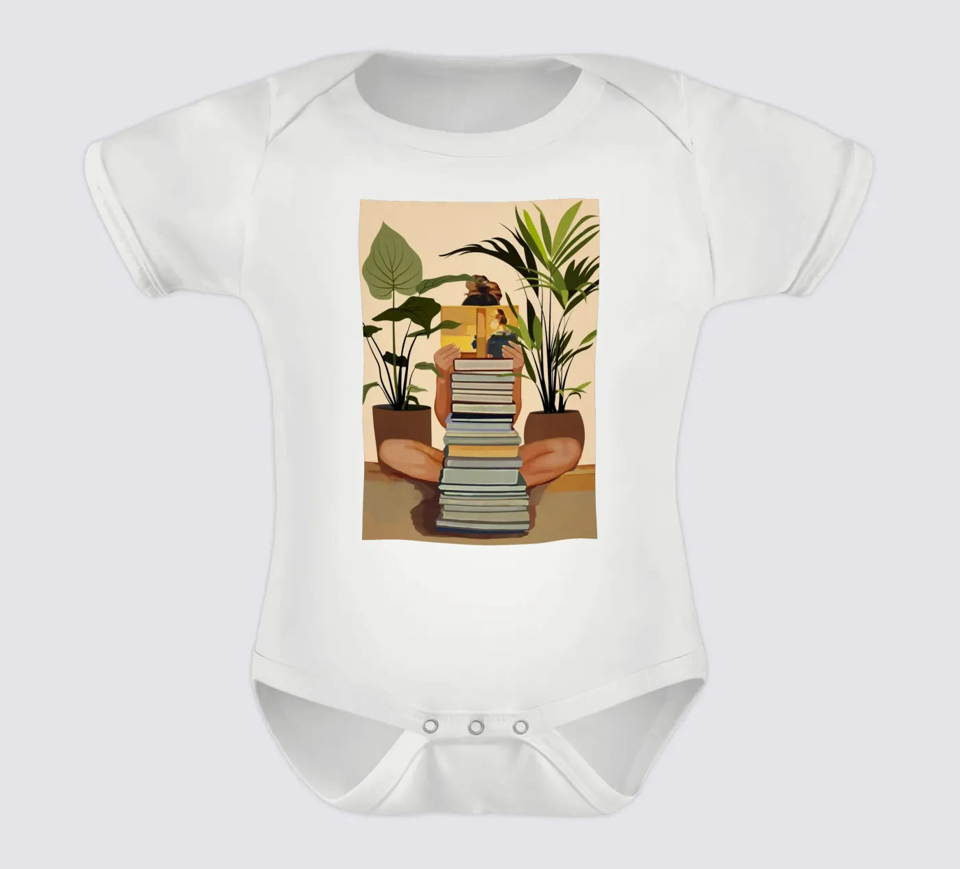 Book Lover body bébé de cityart