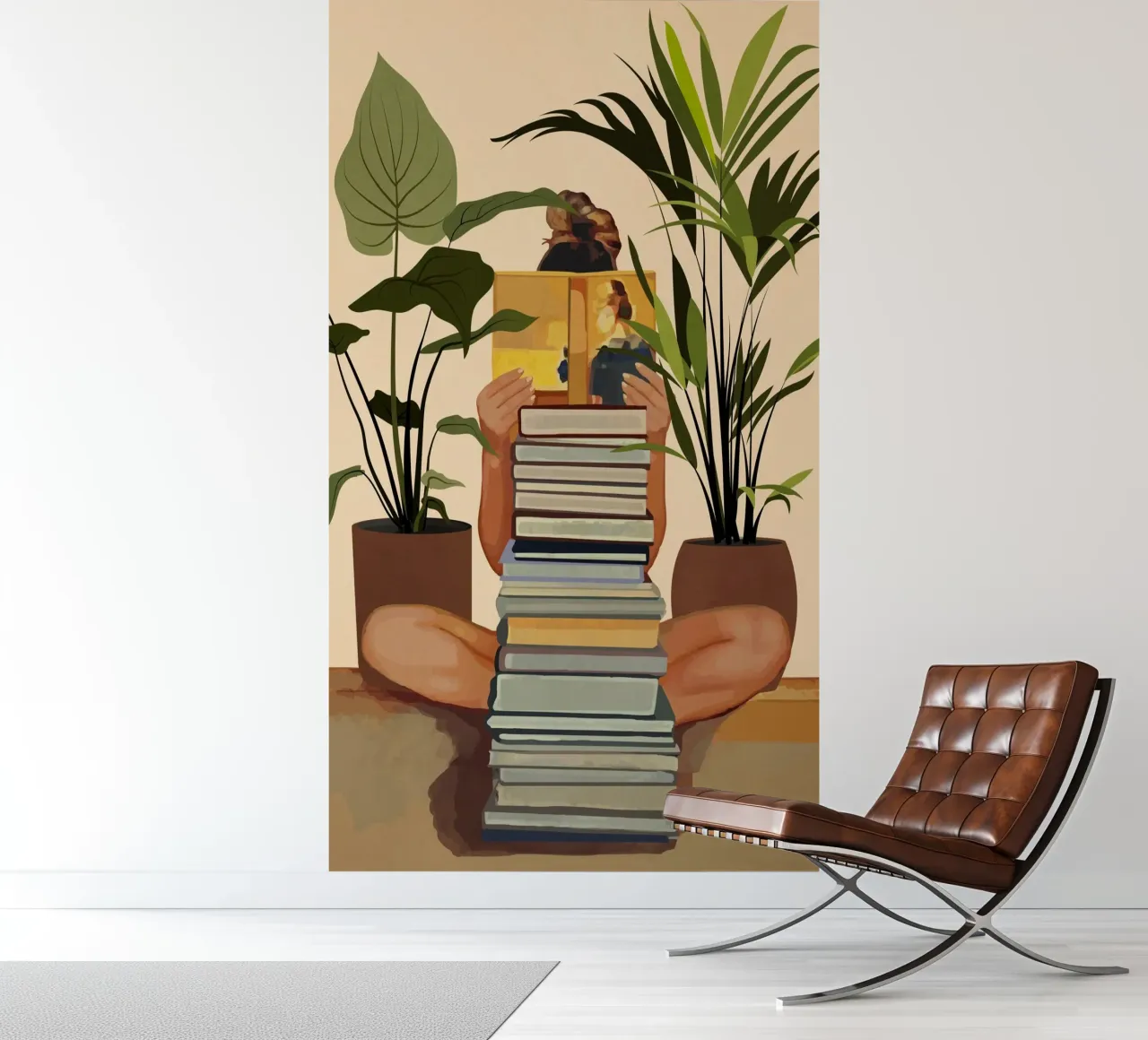 Book Lover fotobehang van cityart