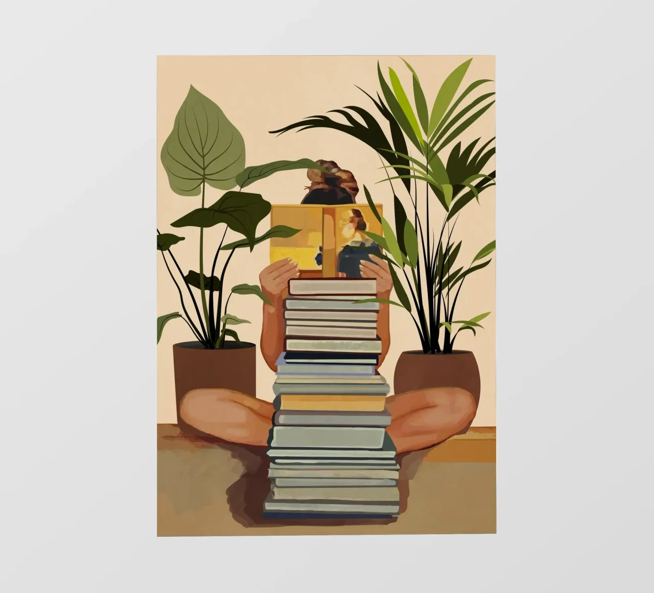 Book Lover fotobehang van cityart