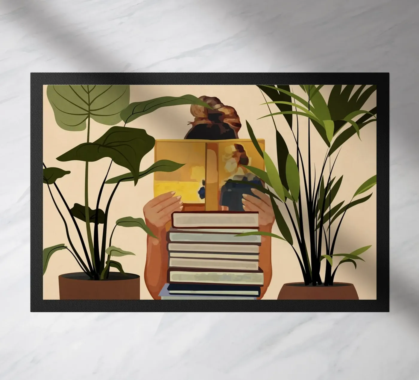 Book Lover deurmat van cityart