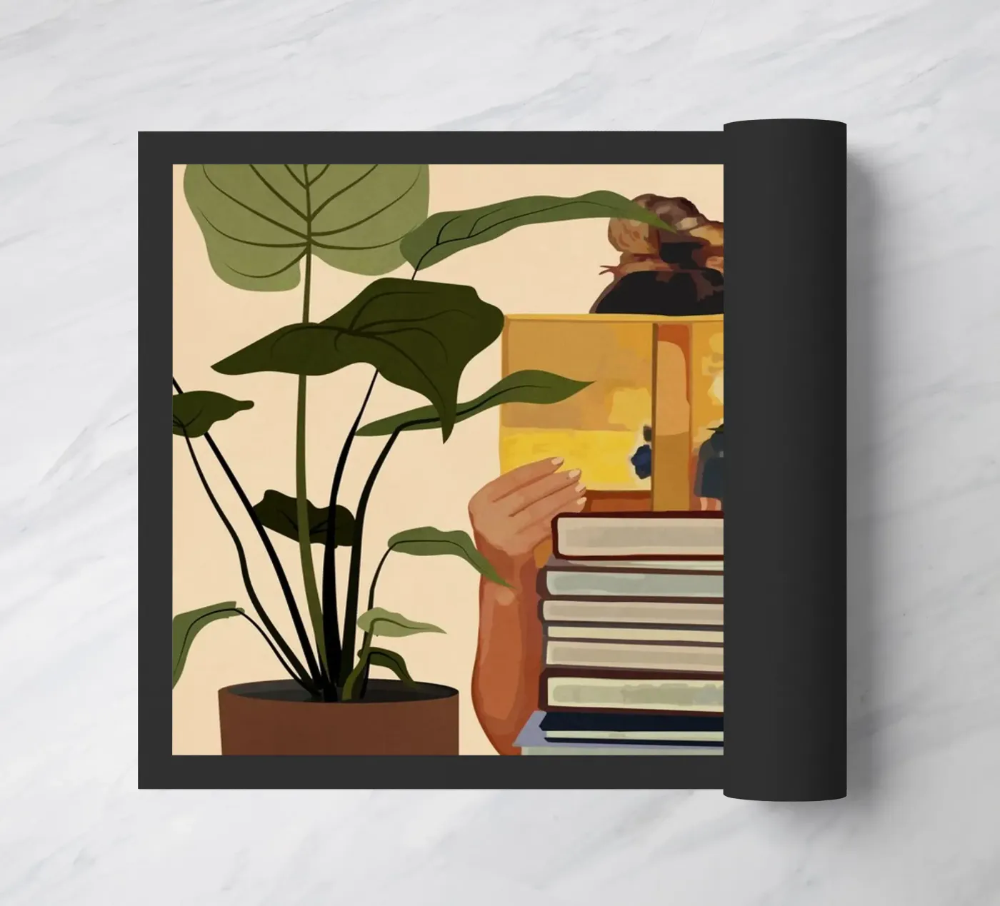 Book Lover doormat by cityart