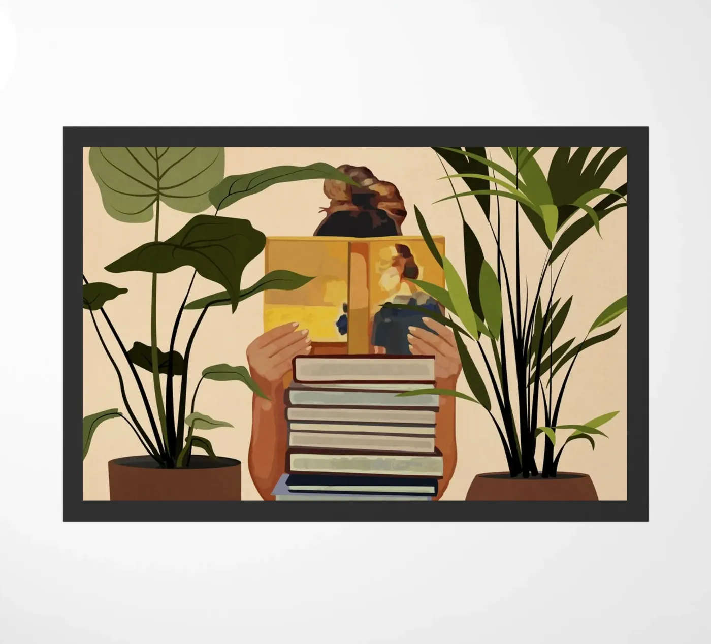Book Lover deurmat van cityart