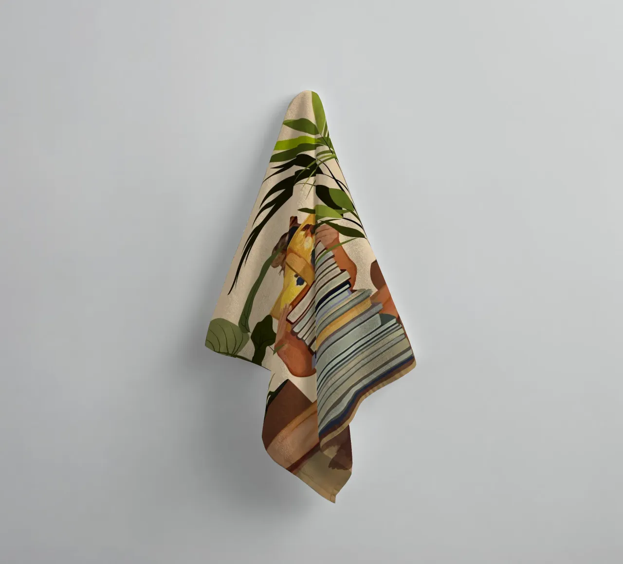 Book Lover badhanddoek van cityart