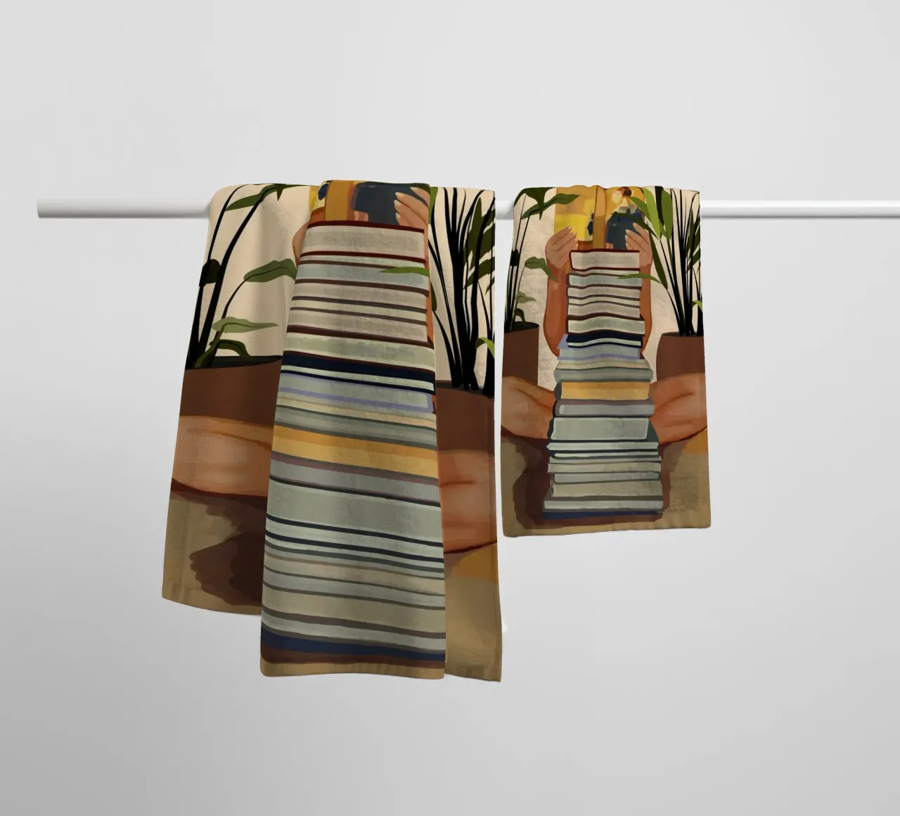 Book Lover badhanddoek van cityart