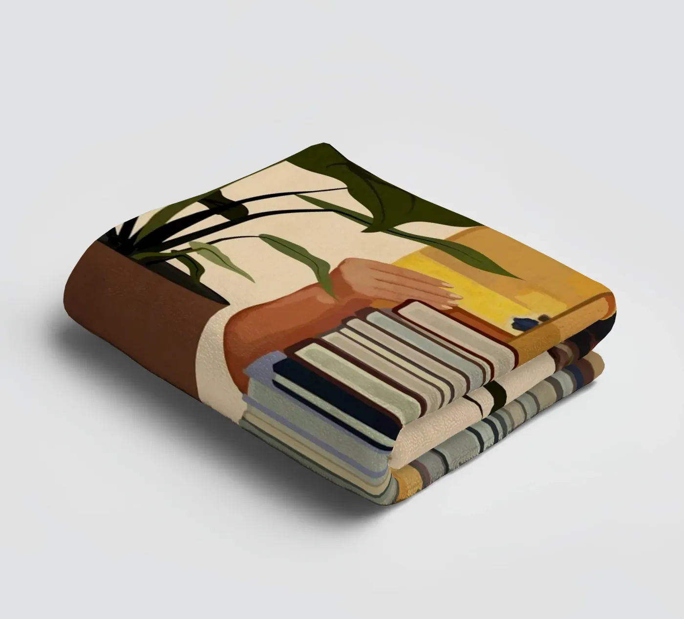 Book Lover badhanddoek van Flow Line