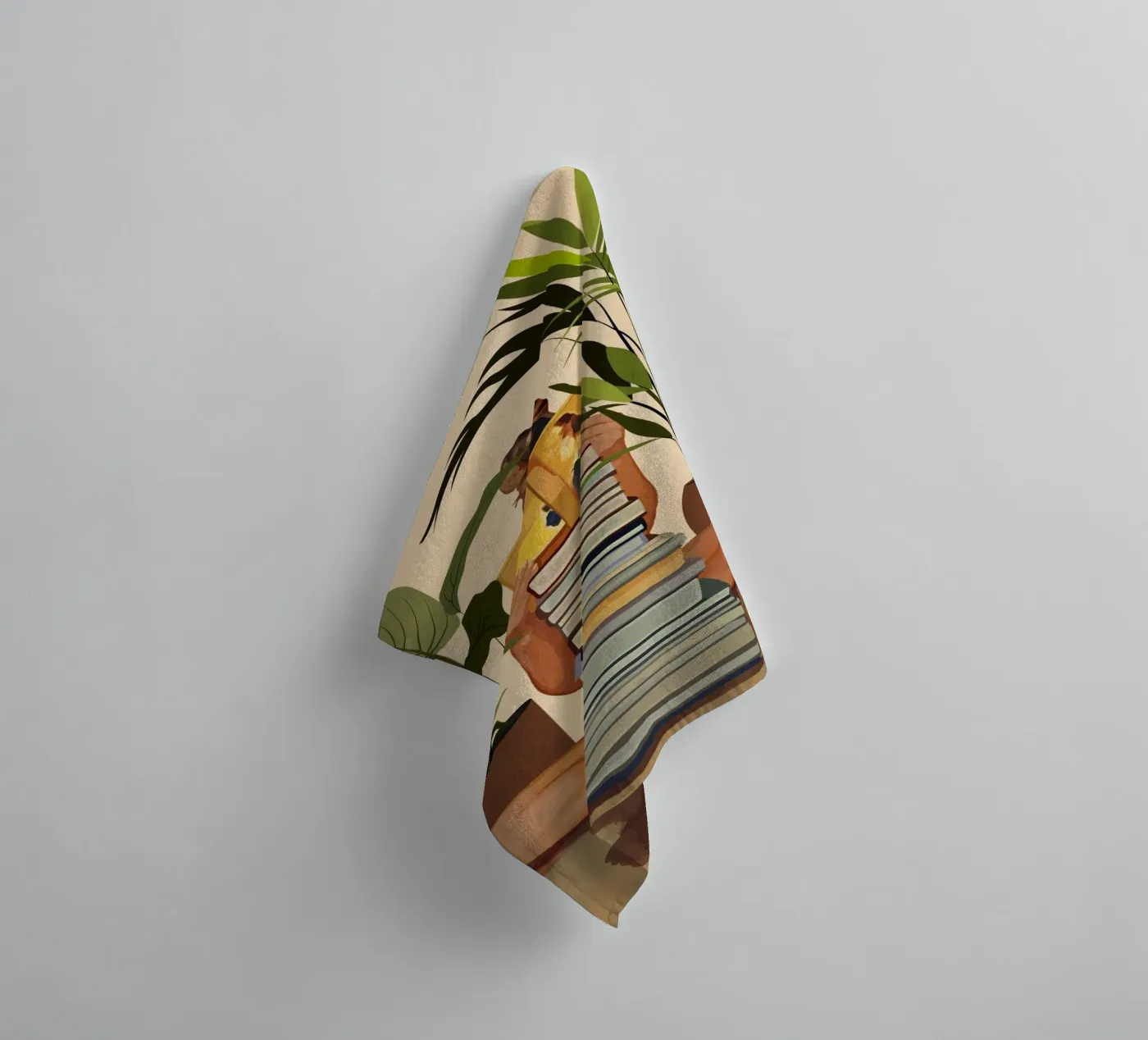 Book Lover badhanddoek van Flow Line