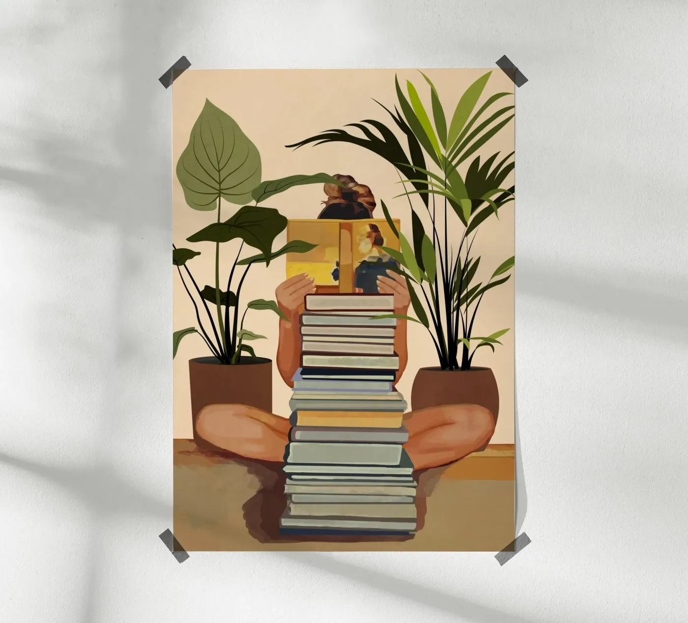 Book Lover poster van cityart