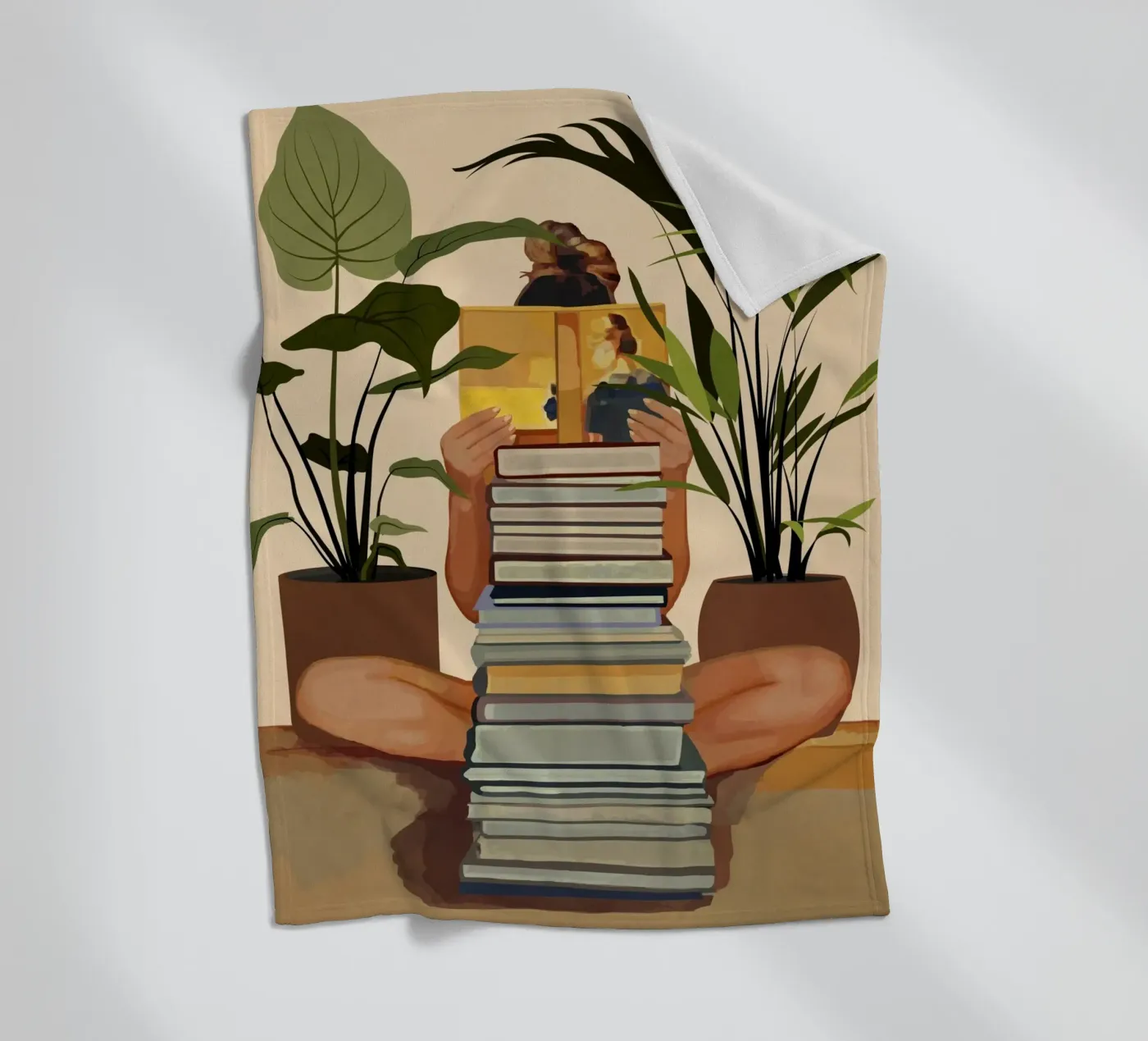 Book Lover Fleecedecke von cityart