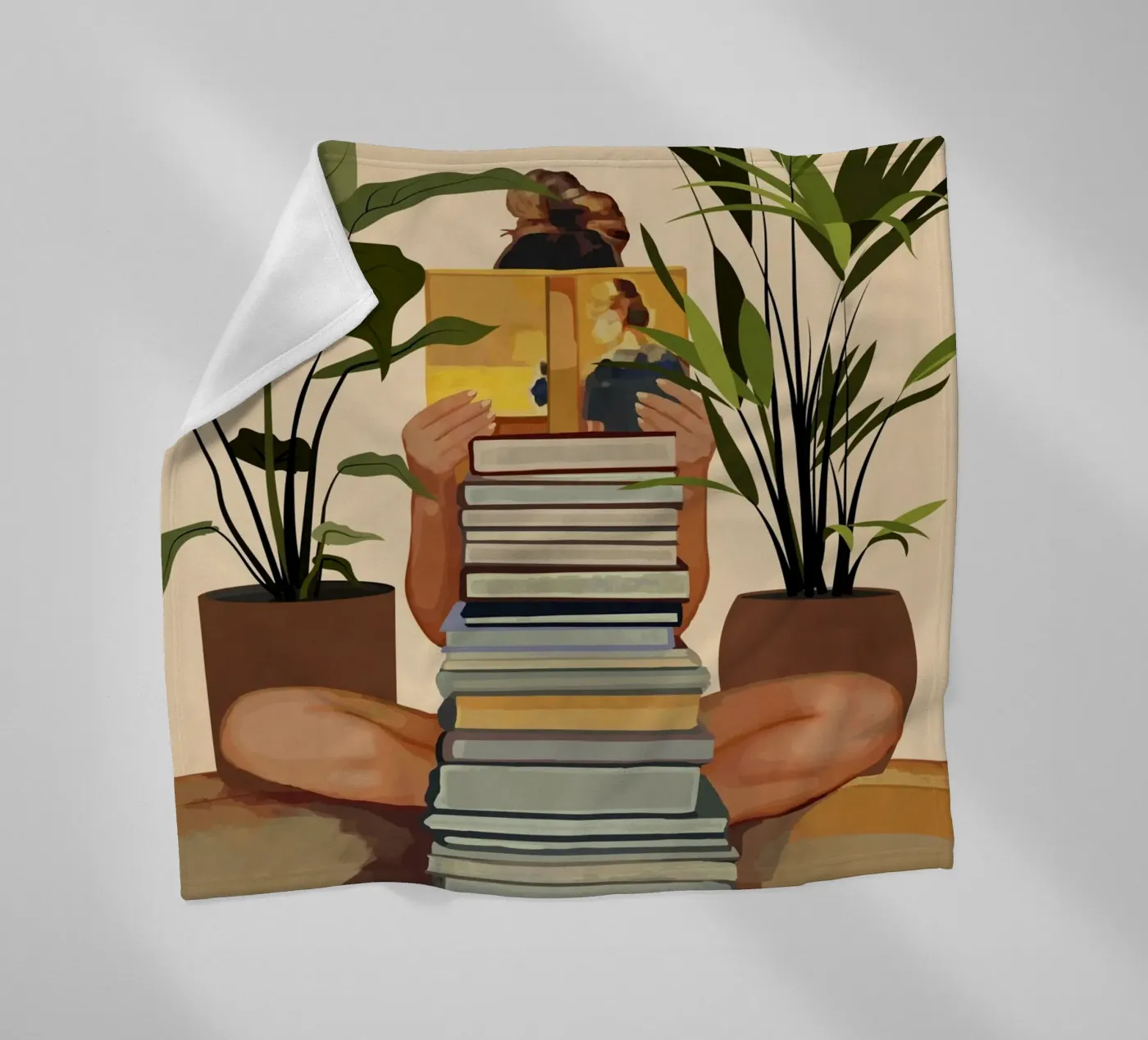 Book Lover Fleecedecke von cityart