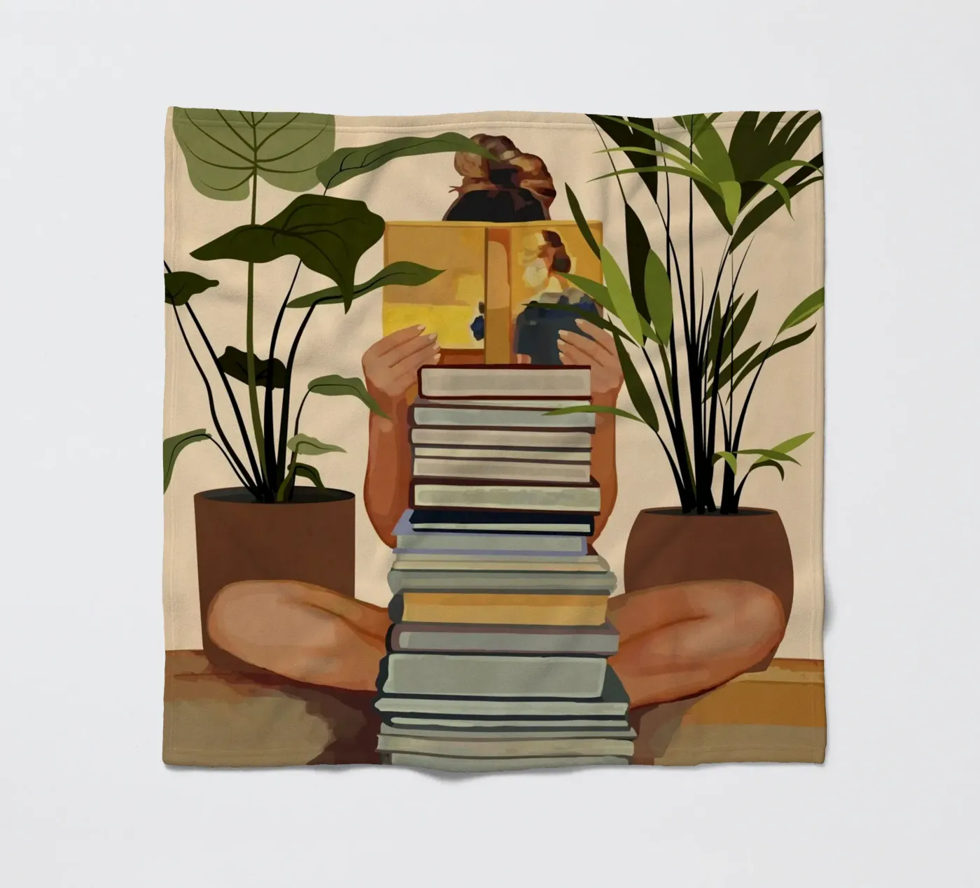 Book Lover Fleecedecke von cityart
