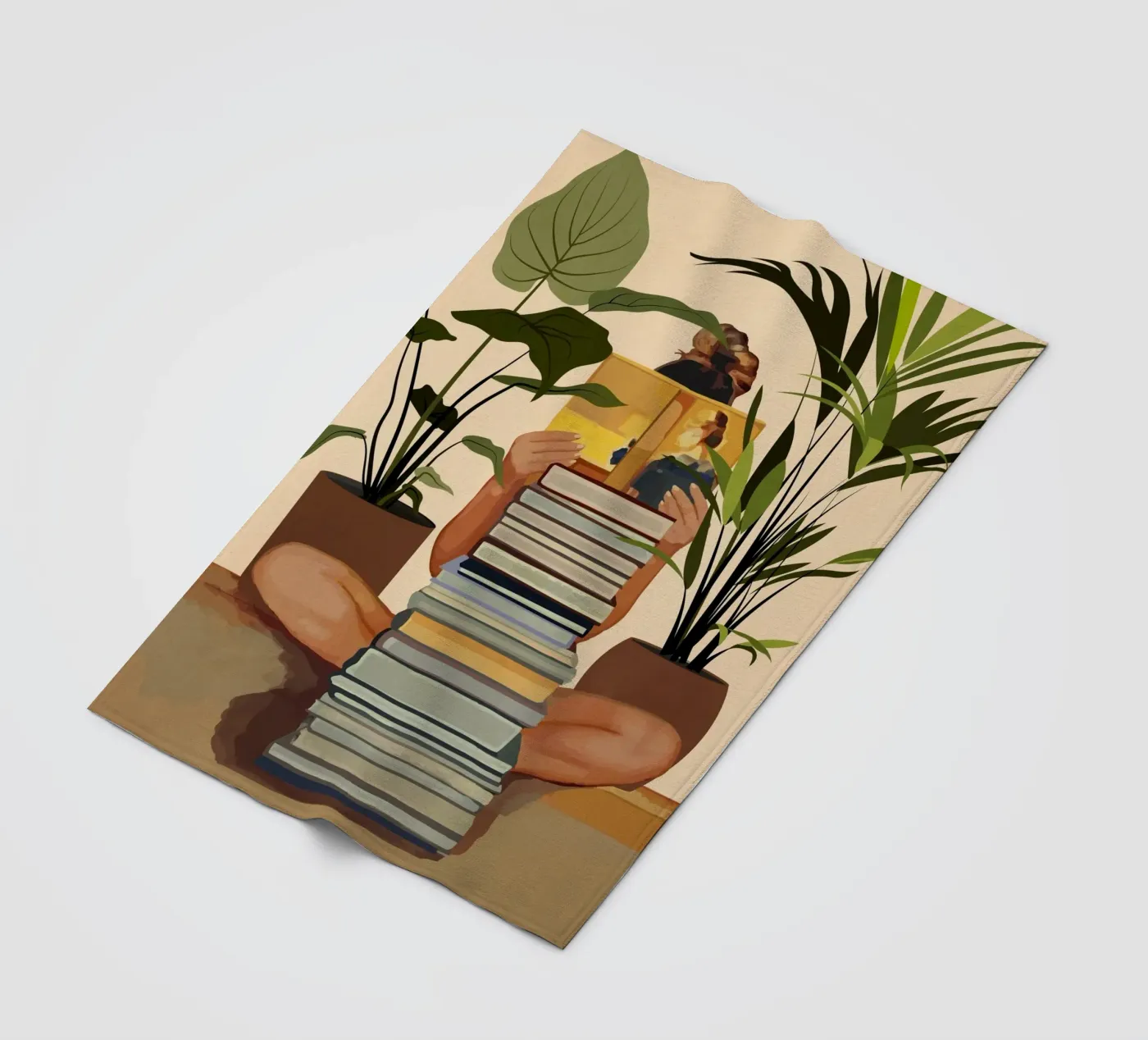 Book Lover Fleecedecke von cityart