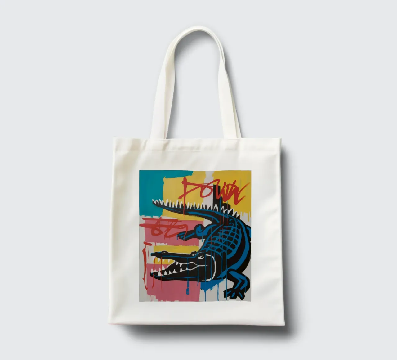 Powerful Crocodile Force tote bag by Muse Fragments
