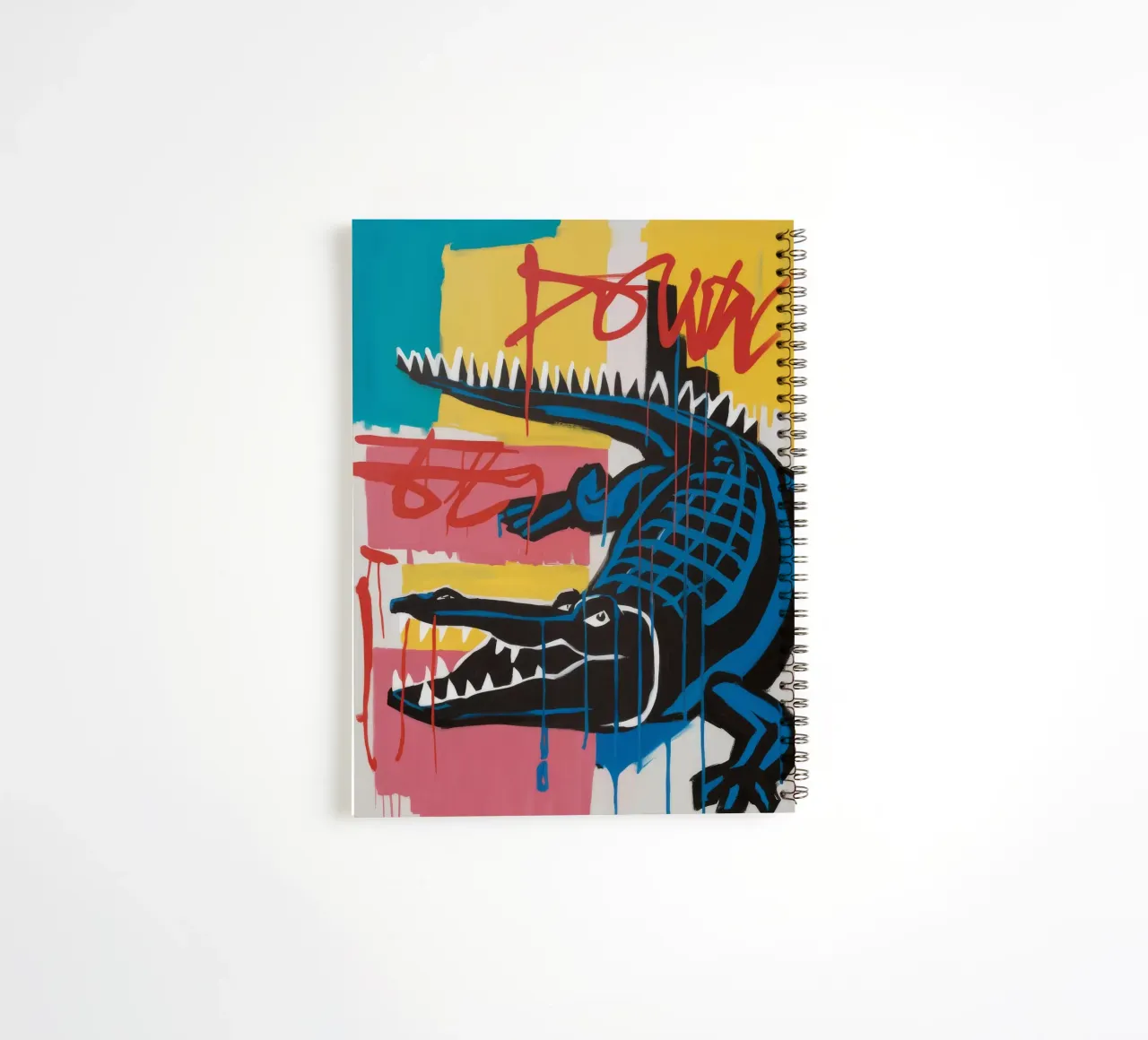 Powerful Crocodile Force spiral notebook by Muse Fragments