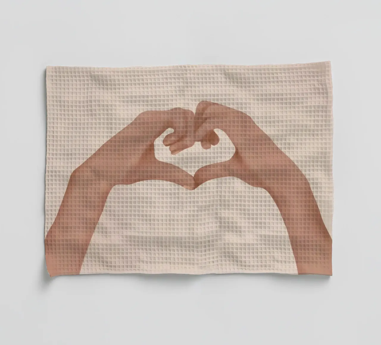 Heart canovaccio da cucina da cityart