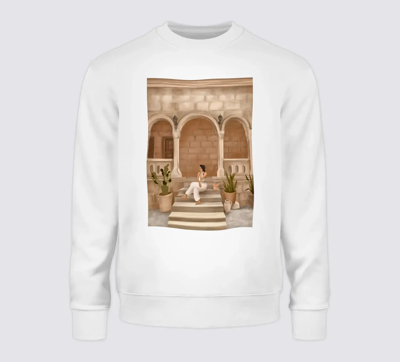 On the Steps felpa da cityart