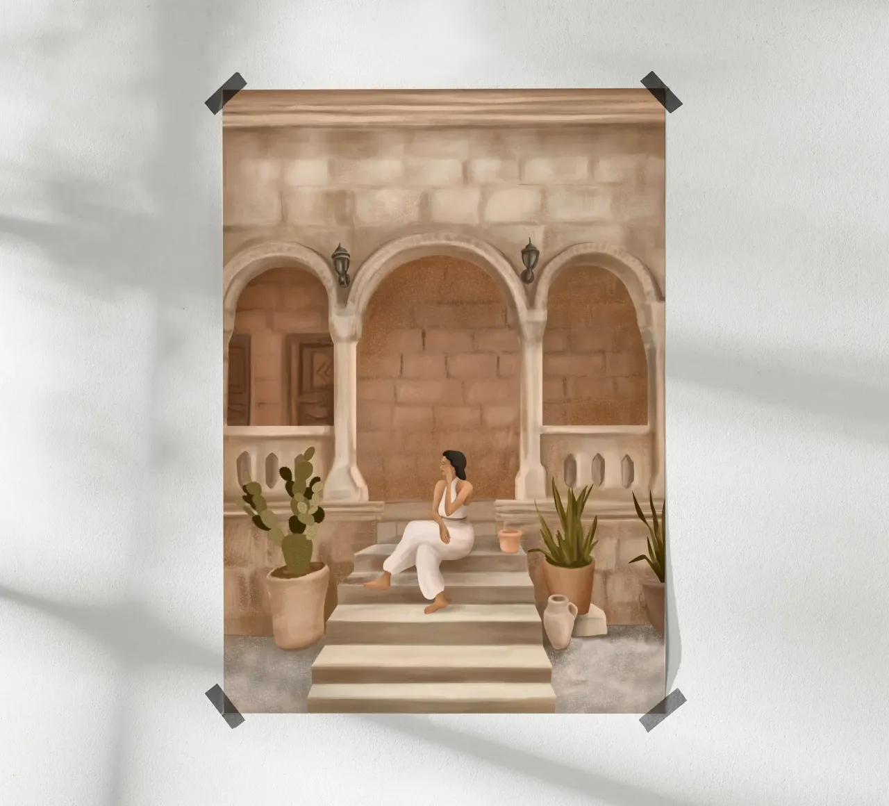 On the Steps poster da cityart