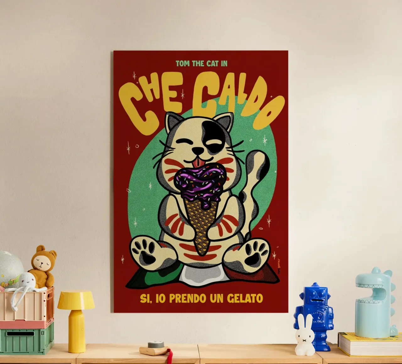 Che Caldo plexiglass da Rafa Gomes