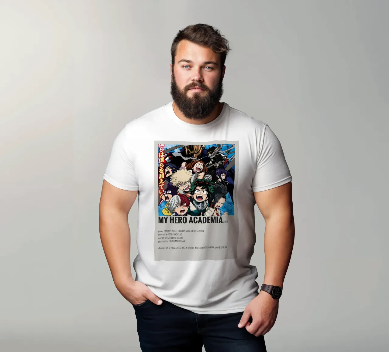 MY HERO ACADEMIA 2016 t-shirt da Totoya