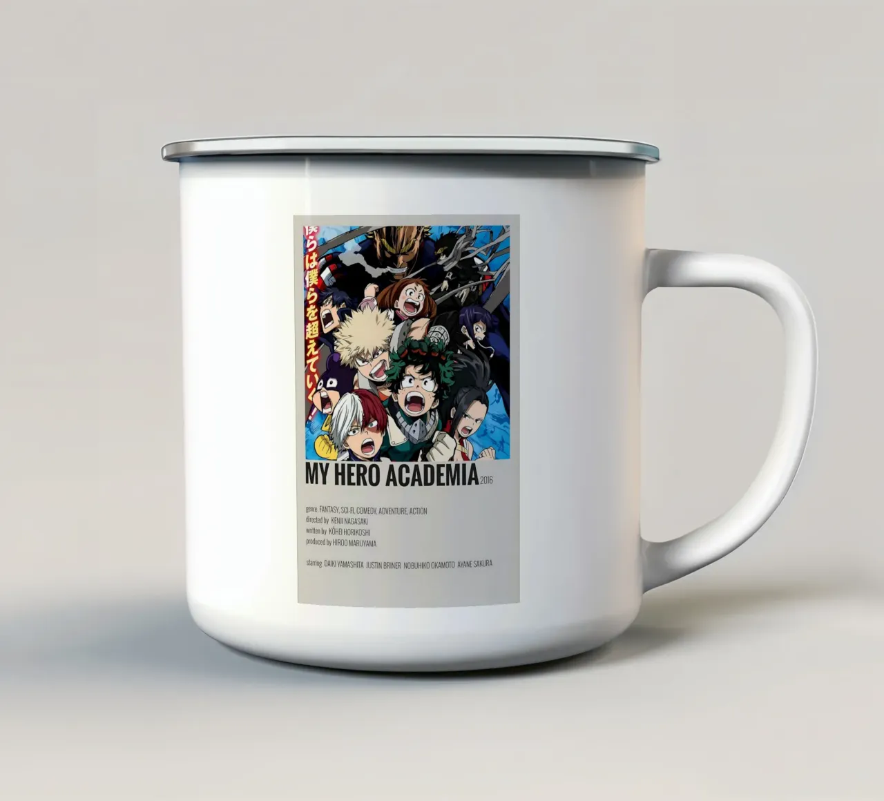 MY HERO ACADEMIA 2016 tazza in smalto da Totoya