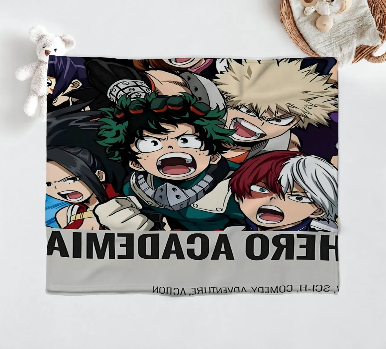 MY HERO ACADEMIA 2016 coperta in pile da Totoya
