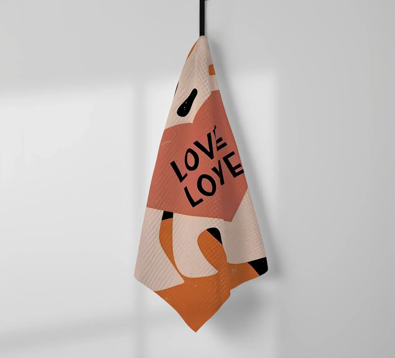 Monstera Retro Pop canovaccio da cucina da THE LATEST SHOP