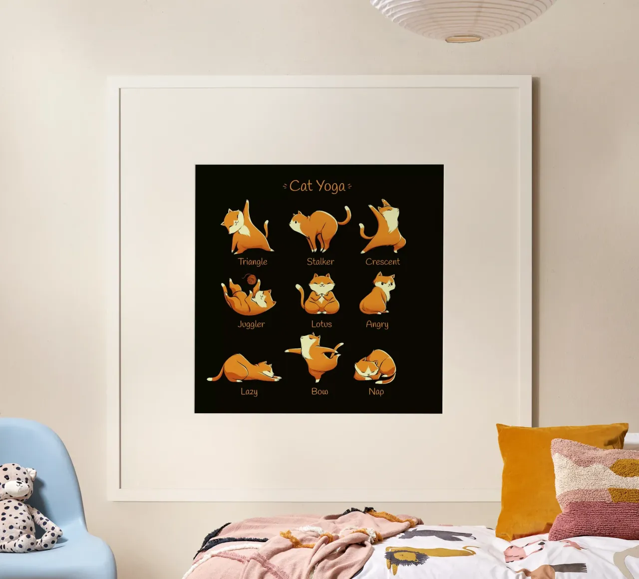 Yoga Cat poster da Tobe Fonseca