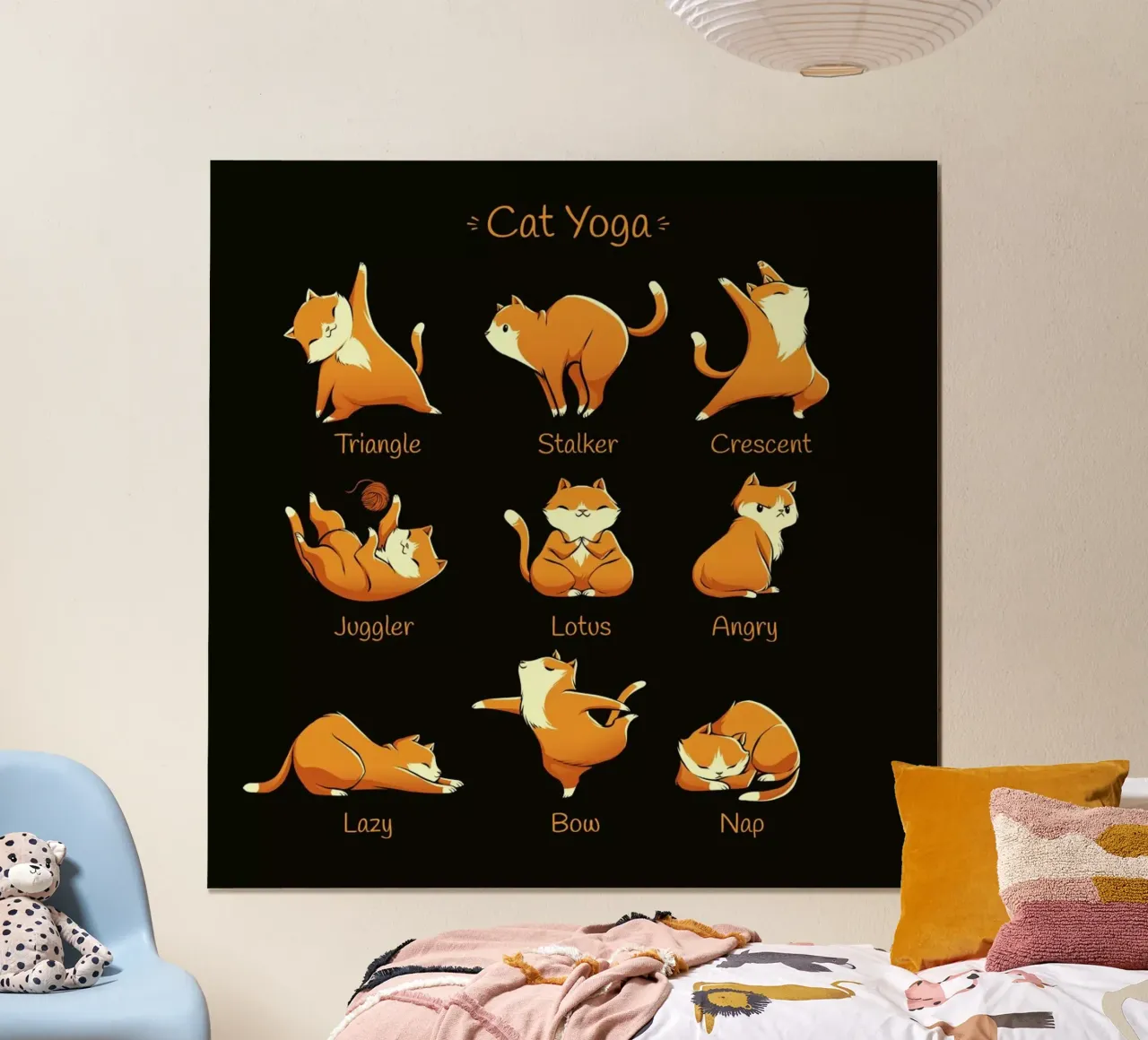 Yoga Cat poster da Tobe Fonseca