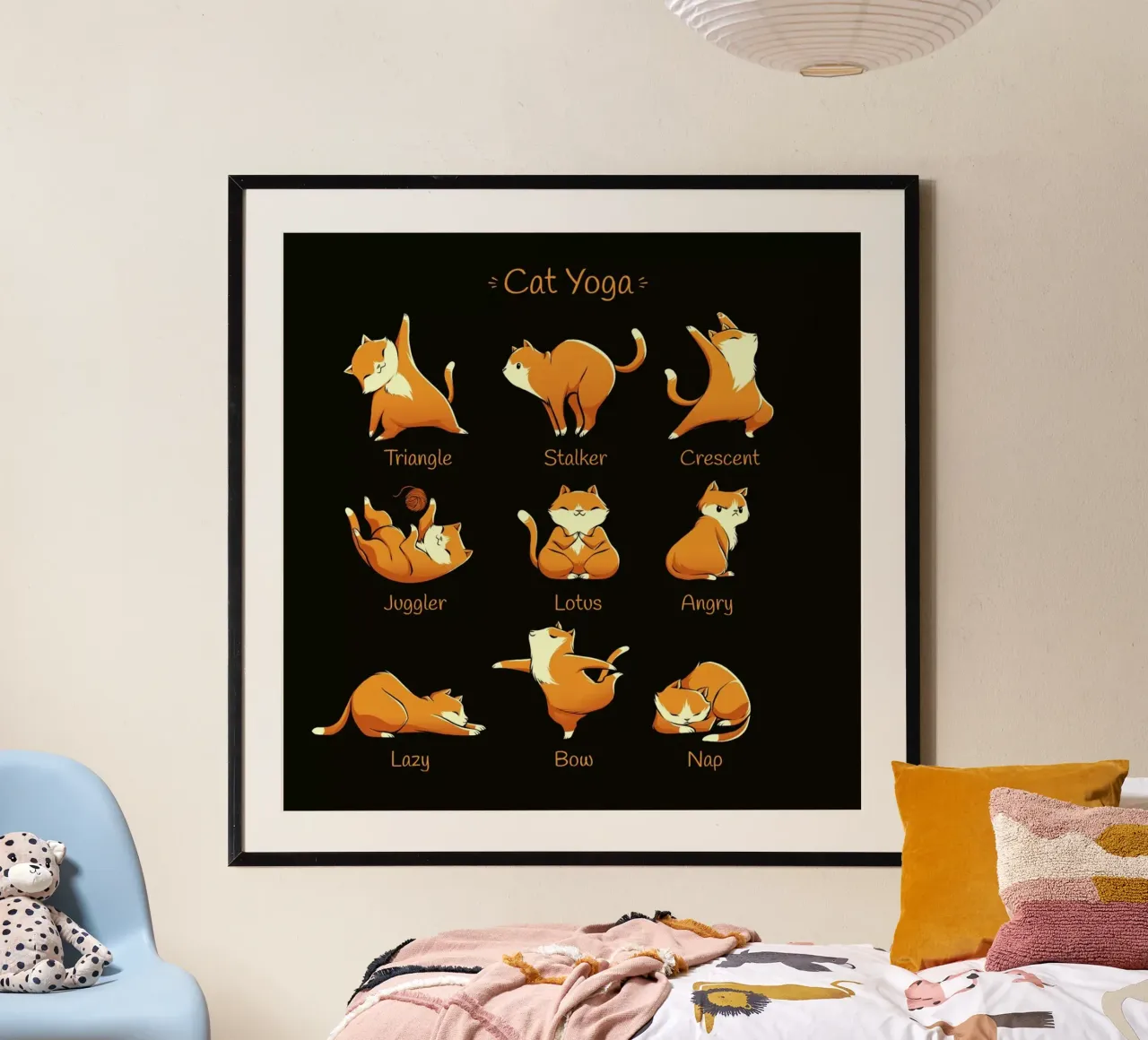 Yoga Cat poster da Tobe Fonseca