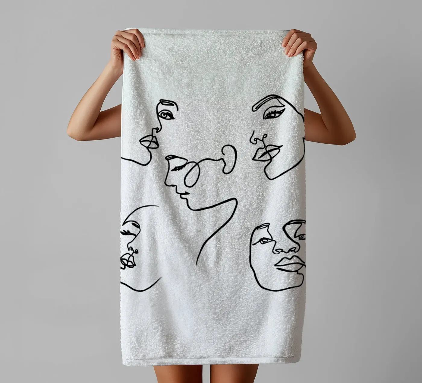 Angles badhanddoek van Pure