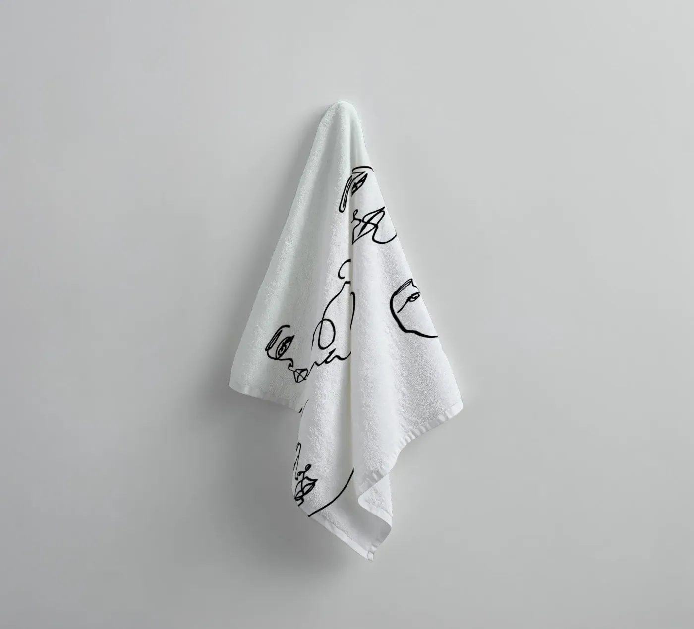 Angles badhanddoek van Pure