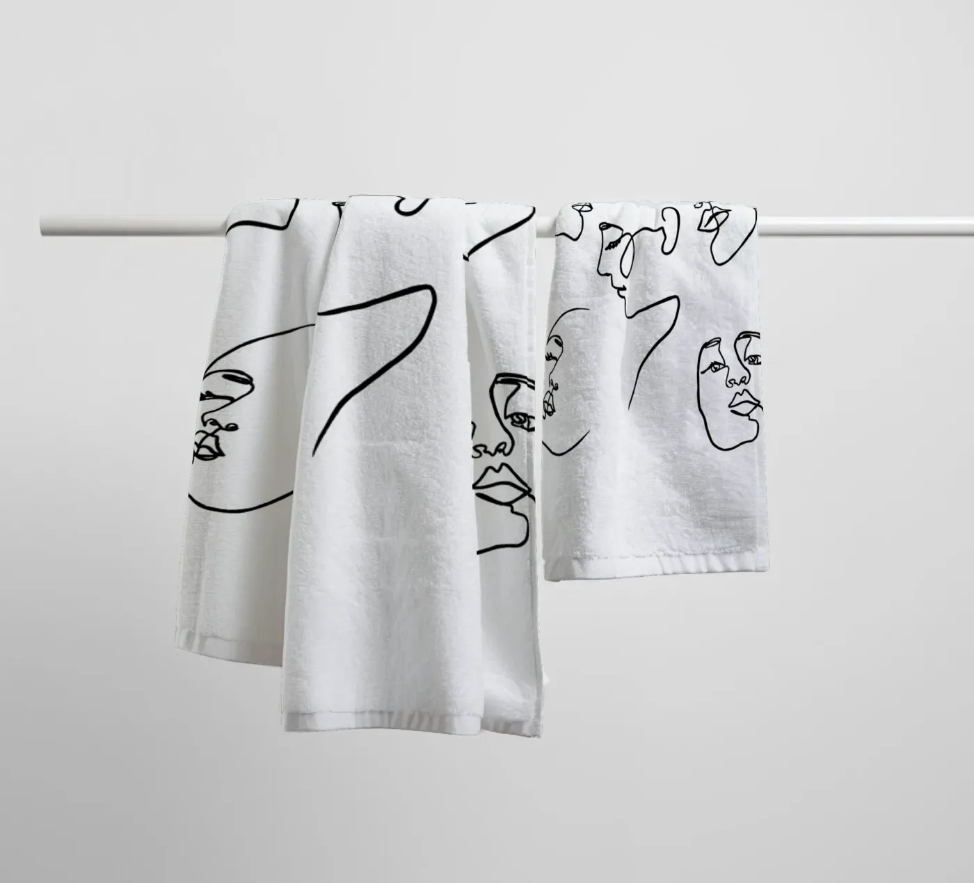 Angles badhanddoek van Pure