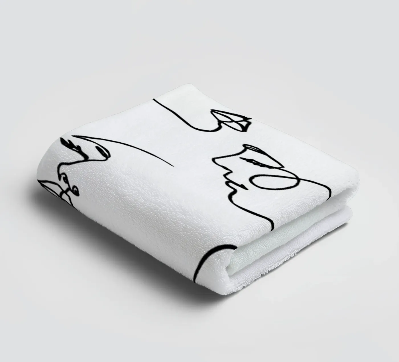 Angles badhanddoek van Pure