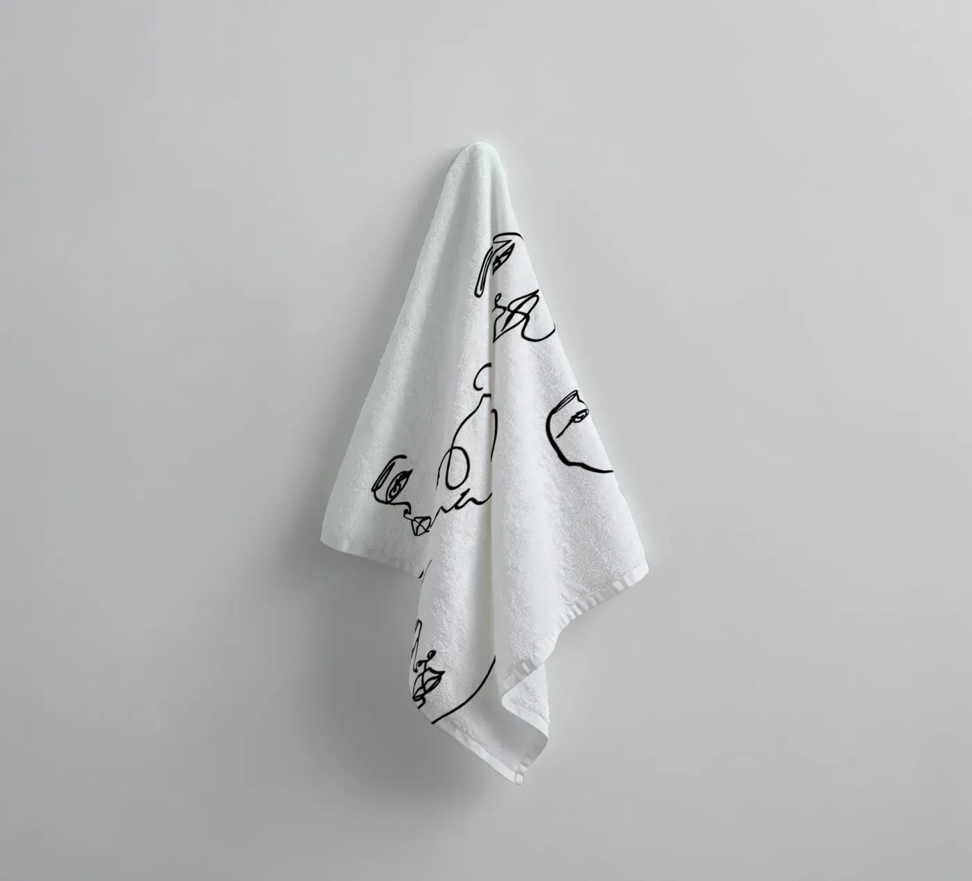 Angles badhanddoek van Pure