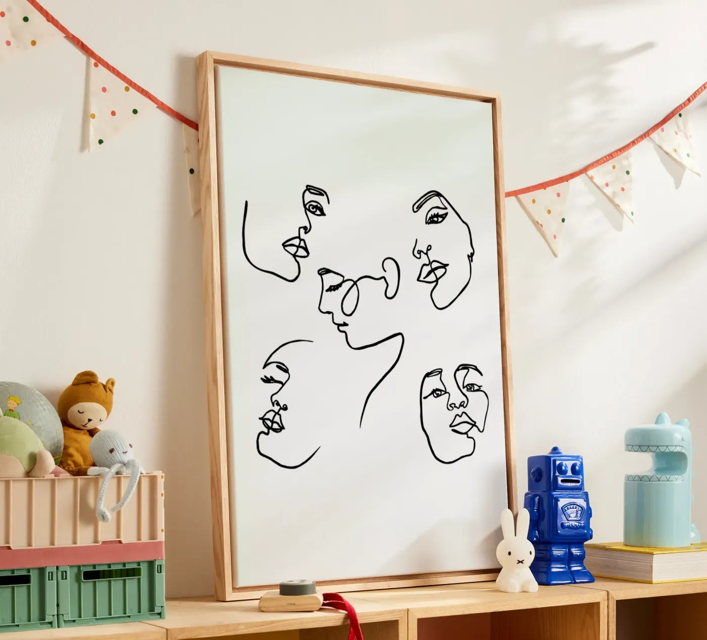 Angles Leinwand von Pure