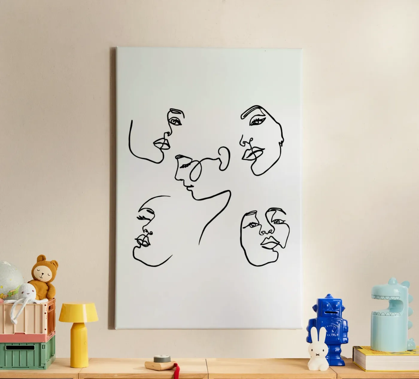 Angles Leinwand von Pure
