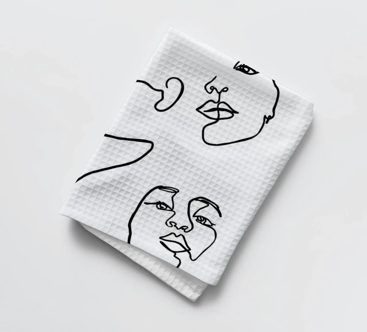 Angles tea towel by Pure