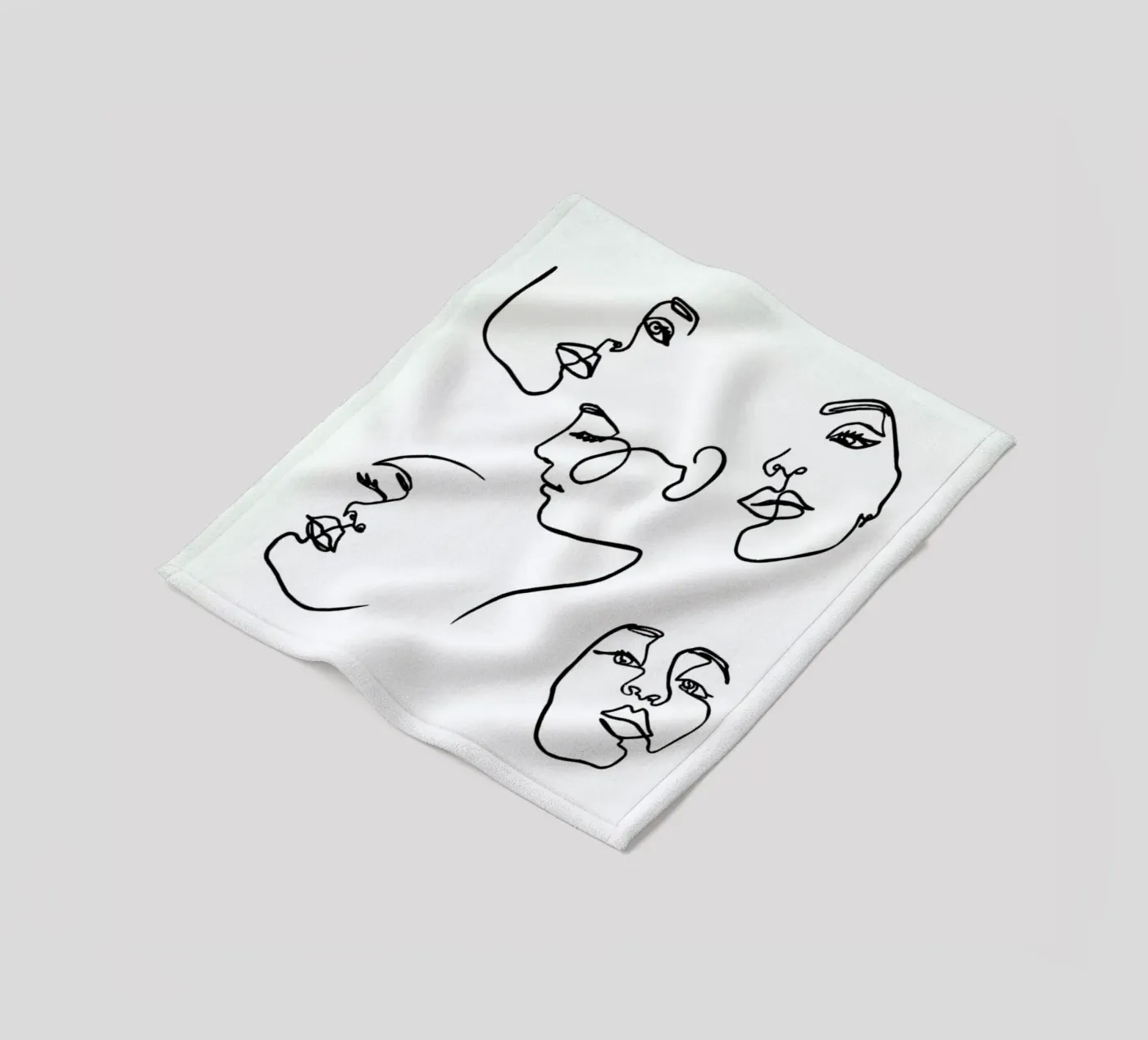 Angles fleece blanket by Pure