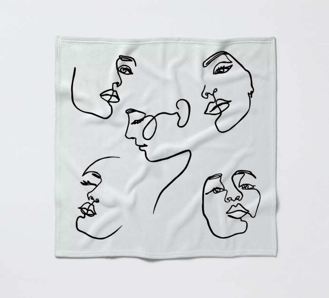 Angles fleece blanket by Pure