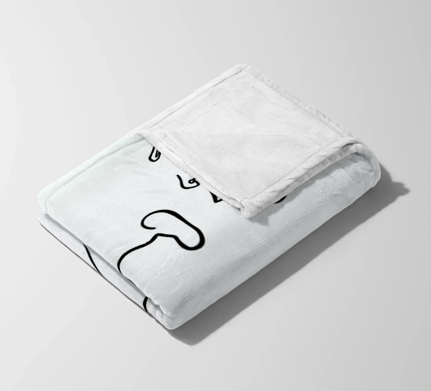 Angles fleece blanket by Pure