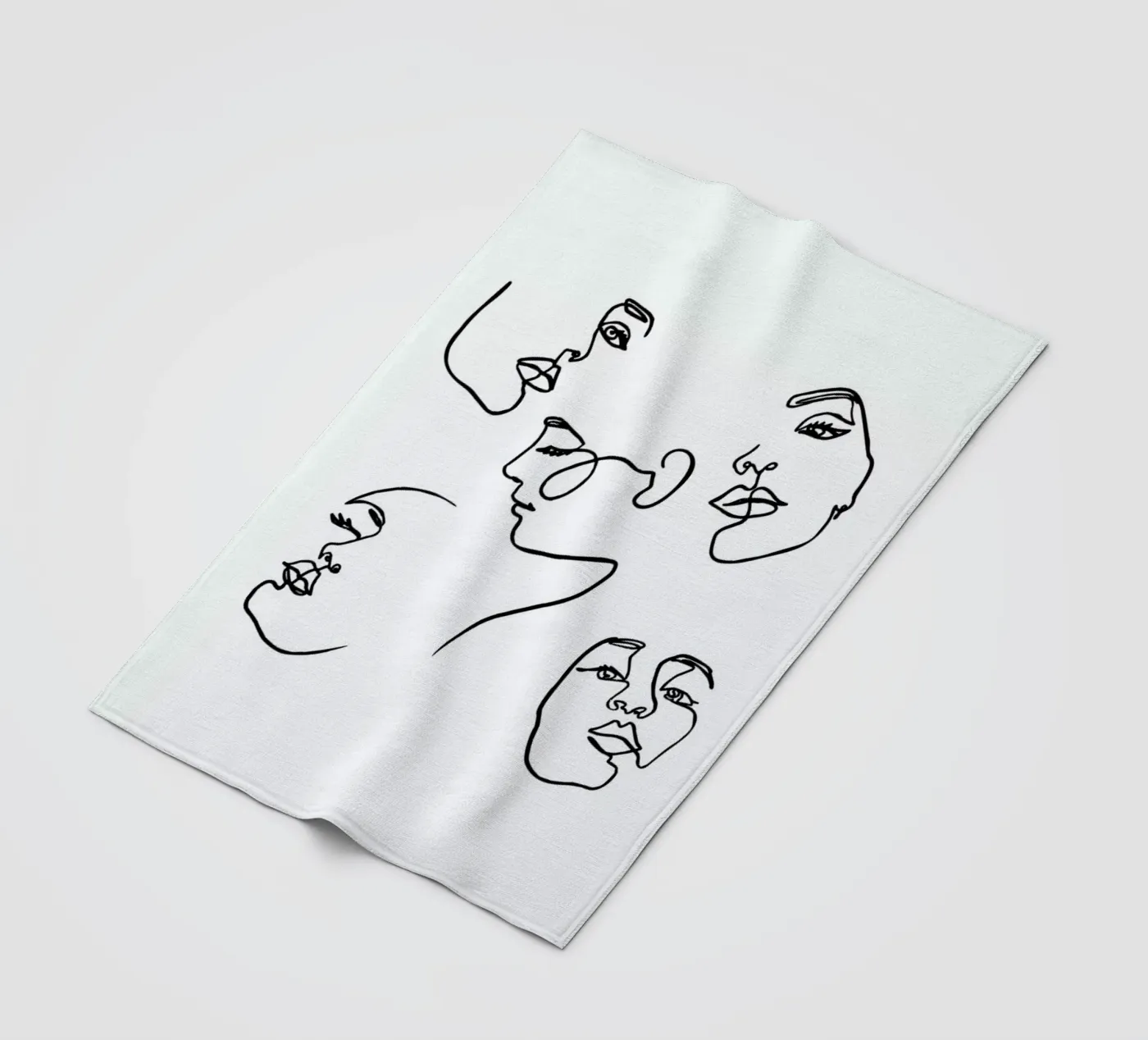 Angles fleece blanket by Pure