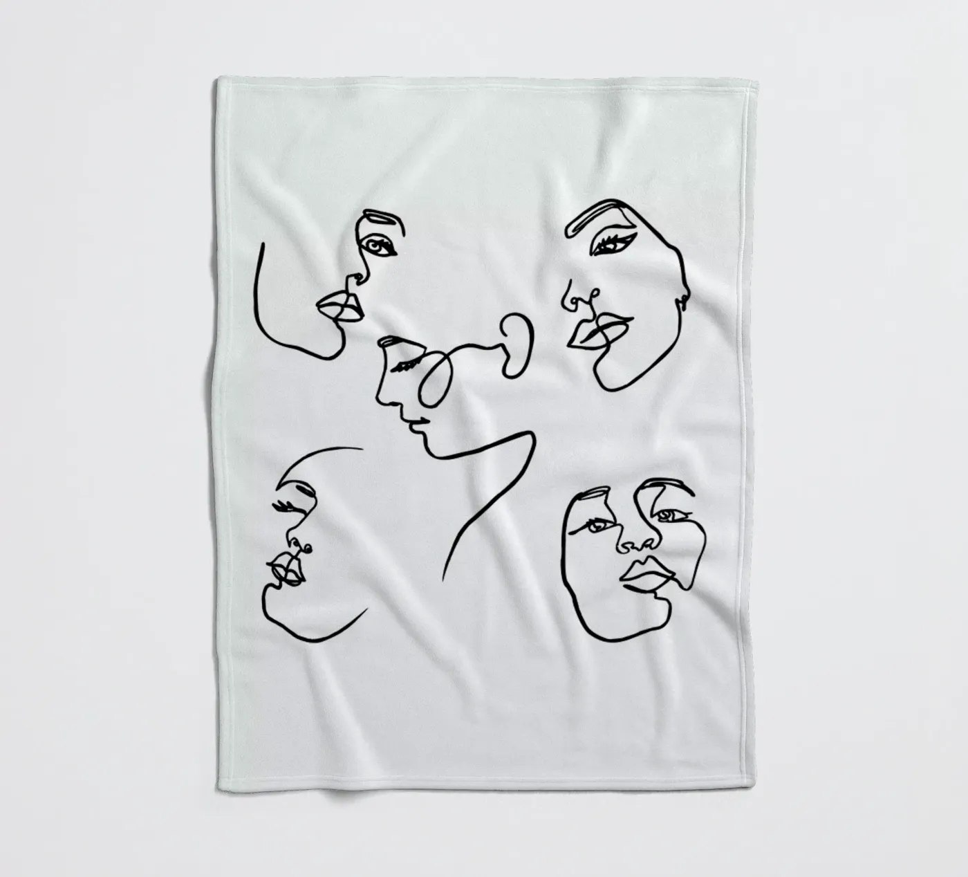 Angles fleece blanket by Pure