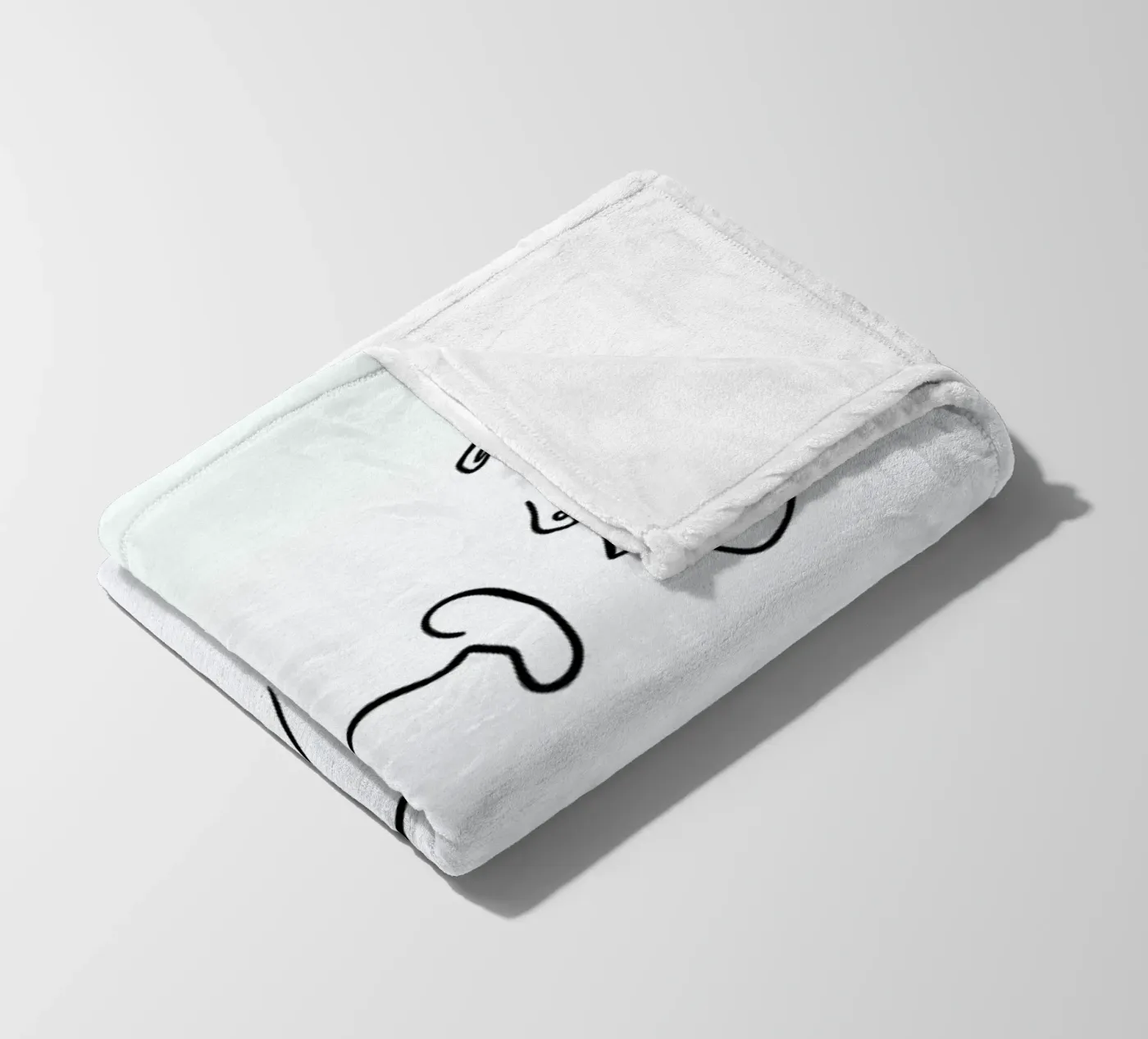 Angles fleece blanket by Pure
