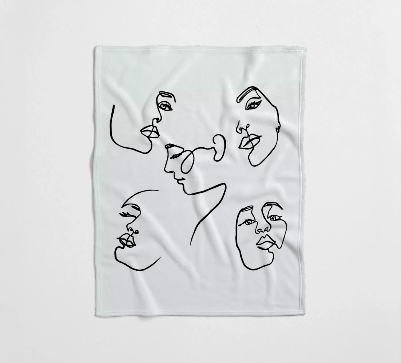 Angles fleece blanket by Pure